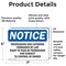 Signmission Trespassing And Loitering Forbidden By Law OSHA Notice Sign, Vinyl Decal, 7in W x 5in L, 2PK OS-2PACK-NS-D-57-L-18730 - alternate 4